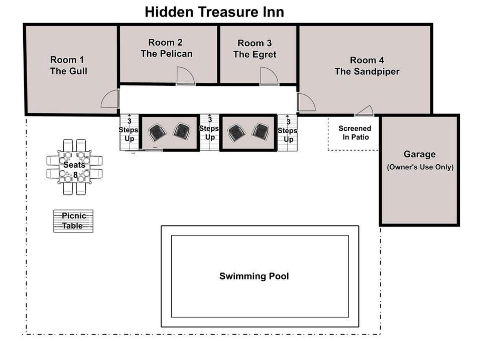 The Pelican Hidden Treasure Inn Room 2 By Bryant Real Estate Kure Beach Exterior foto